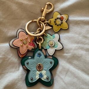 Coach Mystical Floral Wildflower Cluster Bag Charm